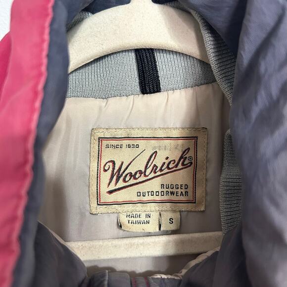 Woolrich Women's Maroon Red Chore Barn Winter Coat Full Zip Jacket Size Small - Picture 2 of 7